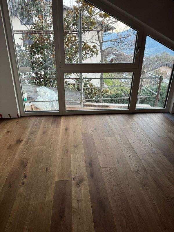 Foto reale di pavimento Parquet WOODCO DREAM in cucina — casa reale della community Casa Match