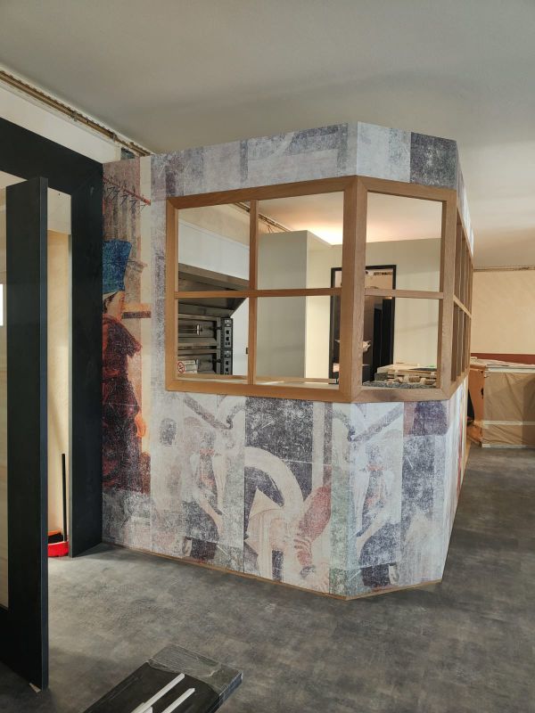 Foto reale di pavimento Pareti colore - LI&PRA Carta da parati — casa reale della community Casa Match