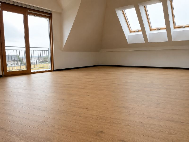 Foto reale di pavimento Laminato colore honey oak MEG Idrowood — casa reale della community Casa Match